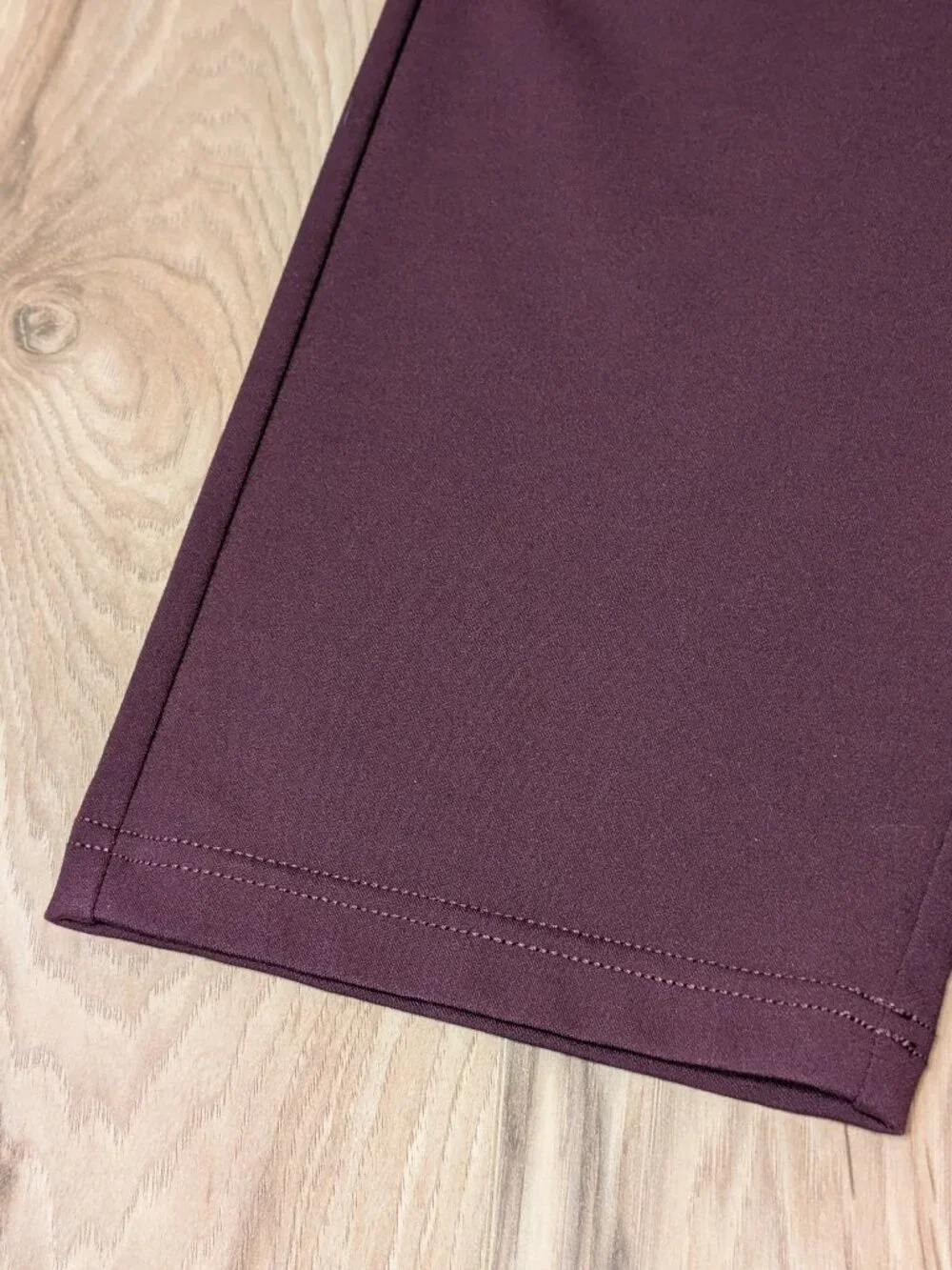BYLT Men's 40 Waist Premium Basics Everyday Pants 2.0 Slim Fit, Maroon, Like New